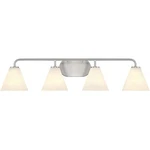 Savoy House Lighting 8-2988-4-SN Blair Bathroom Vanity Satin Nickel. Fixed Price $266.00.