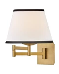 Hinkley Lighting 47510 Sonia 14" Tall Wall Sconce Lacquered Brass / Off-white. Fixed Price $329.00.