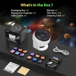 Galaxy Projector For Bedroom Film Disc Star Kid 12 In Planetariu. Fixed Price $30.00.