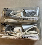 Nos Rare Ikea (2) Packages Non Light Lamp Silver 101.434.85 Discontinued 17796. Fixed Price $33.99.