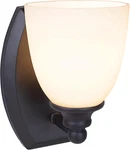62210, One Metal Bathroom Vanity Wall Light Fixture, 5-1/2" Wide, Transitional. Fixed Price $68.99.