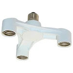 Abi 3 To 1 Light Socket E26 Splitter Base Adapter For Led Bulbs White. Fixed Price $16.99.