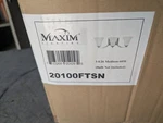 Maxim Vanity Light Fixture Model Number 20100FTSN. Fixed Price $50.00.