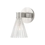 Crystorama Lighting Group LOT-701 Lotus 10" Tall Wall Sconce Nickel. Fixed Price $248.00.