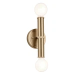 Kichler 55159 Torche 2 Light 10" Tall Wall Sconce - Bronze. Fixed Price $120.89.