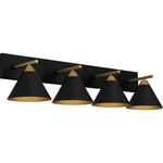 Matte Black Four Light Bath From The Mastro Collection. Fixed Price $230.99.