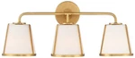 Crystorama Fulton 23 1/4" Wide Antique Gold 3-LIGHT Bath. Fixed Price $298.00.