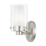 Livex Lighting 1541 60 Watt 5"W Bathroom Fixture - Nickel. Fixed Price $119.96.