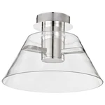 Nuvo Lighting 62/2053 Edmond 14"W Semi-flush Ceiling Fixture Nickel. Fixed Price $384.99.