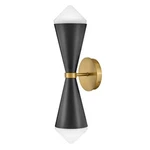 Lark Betty Light Sconce, Black/cased Opal - 84122BK. Fixed Price $335.99.