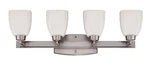 Craftmade 14728 Nickel Bridwell 28" 4-LIGHT Bathroom. Fixed Price $166.70.