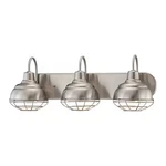 Millennium Lighting 5423-SN Neo-industrial 3-LIGHT Bath Vanity Satin Nickel. Fixed Price $40.00.