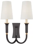 Visual Comfort Tob 2273HAB-L Thomas O'brien Delphia Double Arm Sconce. Fixed Price $560.31.
