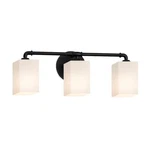 Justice Fusion Bronx Light 9" Bath Bar, Matte Black FSN-8463-15-OPAL-MBLK. Fixed Price $318.00.