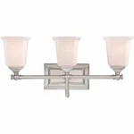 Quoizel NL8603BN Glass Wall Sconce Lighting Shades 225 Watt Nickel. Fixed Price $229.99.