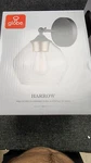 Globe Electric Harrow Single Light 11" Tall Wall Sconce Matte Black/gold 51367. Fixed Price $19.73.