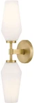 Lark 85505 Gio Light 21" Tall Bathroom Sconce - Brass. Fixed Price $259.99.