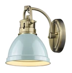 Golden Lighting 3602-BA1-AB Duncan 9" Tall Bathroom Sconce Brass. Fixed Price $109.99.