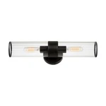 Maxim Lighting Crosby 2-LIGHT Wall Sconce, Black/clear Ribbed 11472CRBK. Fixed Price $91.80.