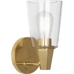 Robert Abbey Wheatley Clear Wall Sconce 10" Tall - Brass. Fixed Price $323.50.