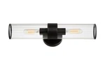 Black Two Light Wall Sconce From The Crosby Collection. Fixed Price $108.00.