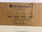 Millennium 5424-MB Neo-industrial 4-LIGHT Vanity, Matte Black. Fixed Price $76.59.
