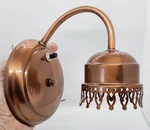Thomas Industries Gooseneck Wall Sconce Copper Hard Wired Fixture Mounted Switch. Fixed Price $49.99.