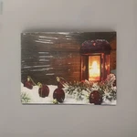 Northlight Led Lighted Winter Candle Lantern Christmas Canvas Wall Art Decor. Fixed Price $21.90.