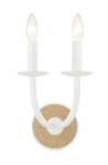 Minka Lavery 2122 Lanton Light 11" Tall Wall Sconce - White. Fixed Price $79.20.