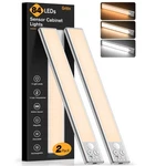 Gritin 10.2INCH Under Cabinet Lighting Rechargeable -84 Led Super BRIGHT,3-COL. Fixed Price $20.29.