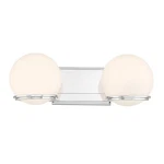 Minka Lavery 284277L Hollywood Nights Etched Opal Glass Orb Led Bath Vanity. Fixed Price $109.50.