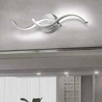 Edislive Jerico 23.6 In. 2-LIGHT Led Nickel Bath Vanity Bar W/ Curves. Fixed Price $49.95.