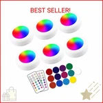 Deitybless 13-COLOR Led Puck Lights With Remote Control Wireless Battery-power. Fixed Price $21.05.