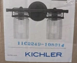 Kichler Lighting 45688OZ Two Bath From The Brinley Collection, Olde Bronze. Fixed Price $65.00.