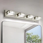 Joossnwell Brushed Nickel Bathroom Lights Fixtures Over Mirror (4-LIGHT, 28-I.... Fixed Price $120.65.