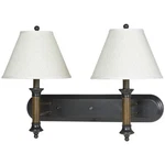 Cal Lighting & Accessories LA-60007W2L-2 Hotel Wall Sconce Dark Bronze. Fixed Price $260.00.