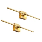 Jonathan Lighting JYL7022-SET2 Of (2) Makena 28"W Gold. Fixed Price $145.52.