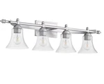 Aspen Classic Nickel Vanity Wall Lightby Quorumsku: 5077-4-64. Fixed Price $109.00.