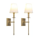 Permo Set Of 2 Classic Rustic Industrial Wall Sconce Lighting Fixture With Fl.... Fixed Price $214.79.