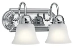 Bathroom Vanity 2-LIGHT In Chrome. Fixed Price $66.97.