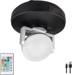 Bigmonat Battery Operated Wireless Spotlight, Color Changing Accent Re.... Fixed Price $32.03.