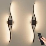 Hunhun Battery Operated Wall Sconces Set Of Two, Wireless With Re.... Fixed Price $148.29.