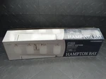 Hampton Bay Darlington 29.5 In. 4-LIGHT Brushed Nickel Vanity. Fixed Price $42.99.