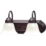 Volume Lighting 2-LIGHT Antique Bronze Bath. Fixed Price $29.78.