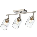 Vinluz 3 Bathroom Vanity Fixture With Light, Brushed Nickel. Fixed Price $155.64.