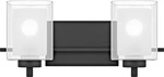 Quoizel KLT8902MBK Kolt Vanity, 2-LIGHT 200 Total Watts, Matte Black. Fixed Price $90.00.