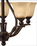 Hinkley R5892SDY Champange Light Amber Seedy 6"X5" Replacement Glass Shade Only. Fixed Price $12.00.