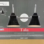 Canarm Lighting IVL1076A02BKN Talia Bathroom Vanity Matte Black Brushed. Fixed Price $45.00.
