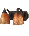 14" Elk Lighting Led Vanity Light, Aged Bronze. Fixed Price $40.00.