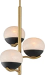 Lighting Lucerne Pendant Black/natural Aged Brass Steel Finish Marble. Fixed Price $437.99.